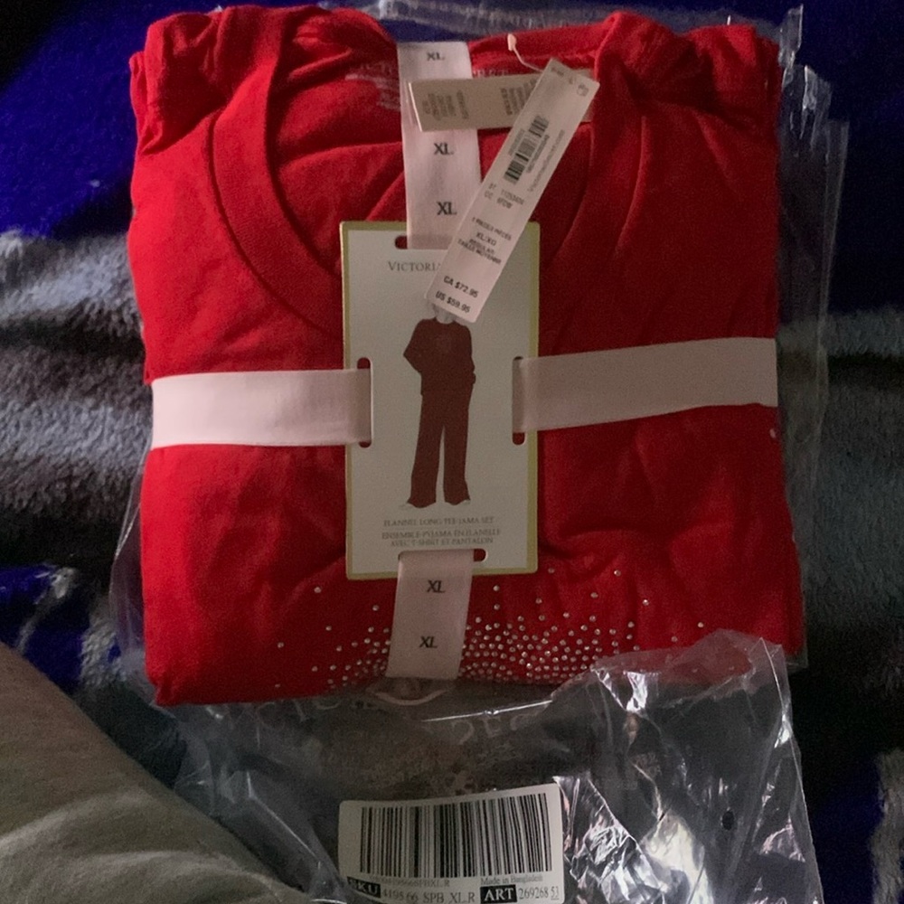 Victoria's Secret Red Pajama Set
